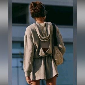 Free People Such A Flirt Hooded Romper Size M